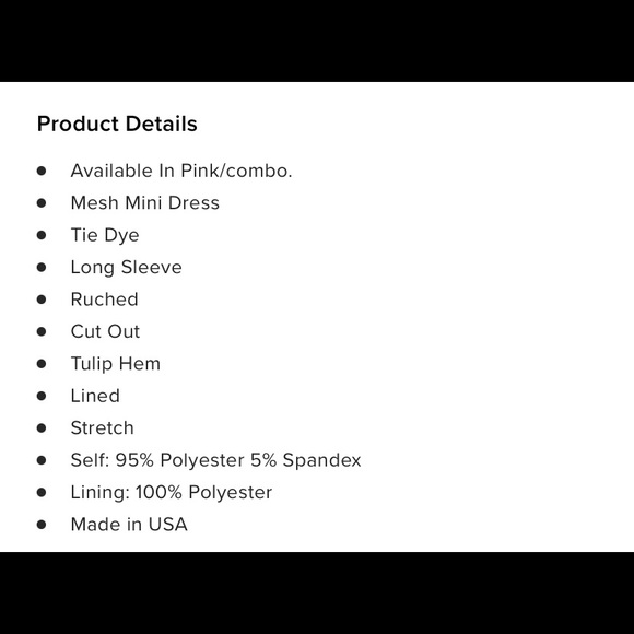 ⭐️Host Pick⭐️ FashionNova Tie Dye Mini Dress *Brand New* - Picture 5 of 5